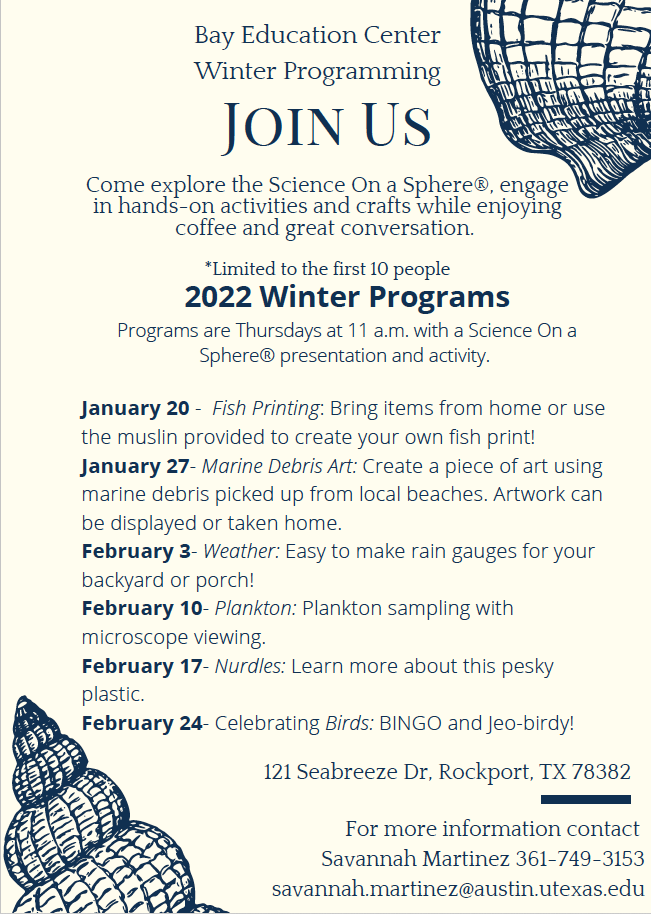 BEC 2022 winter programs