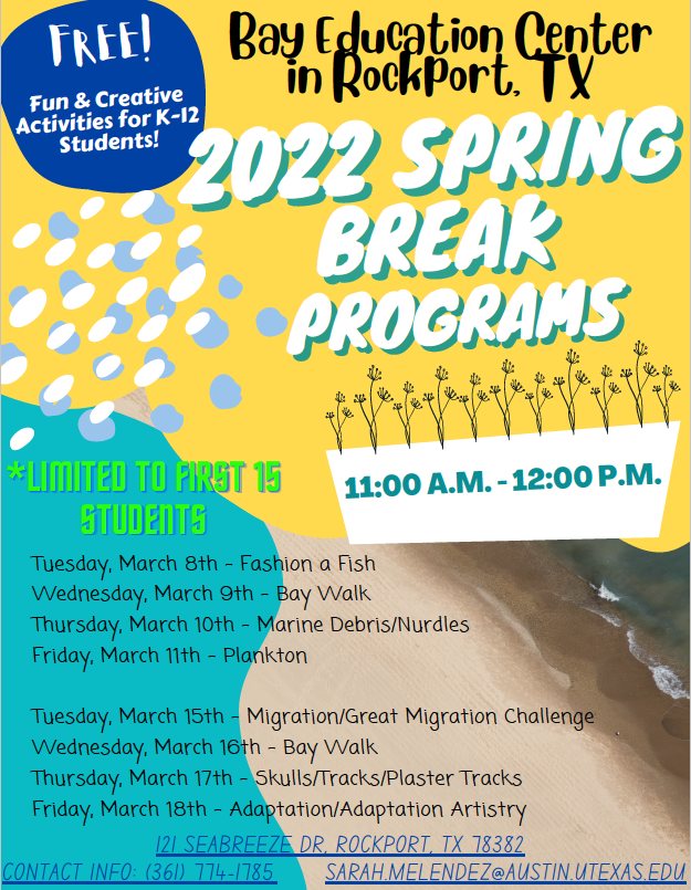 BEC Spring Break Programs 2022
