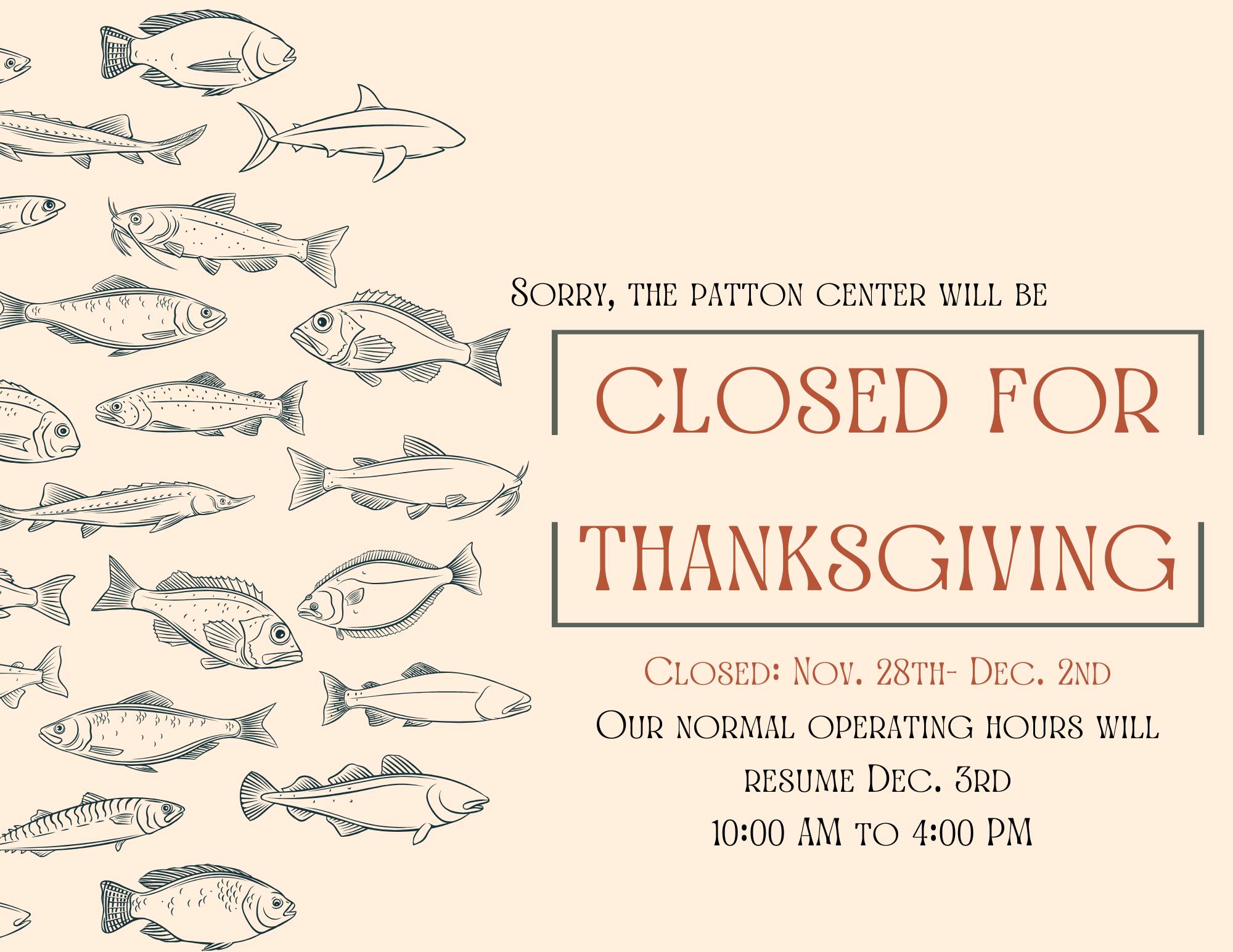 Holiday Hours